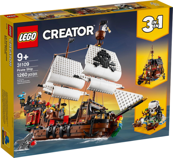 Lego huren piratenschip 3-in-1 31109