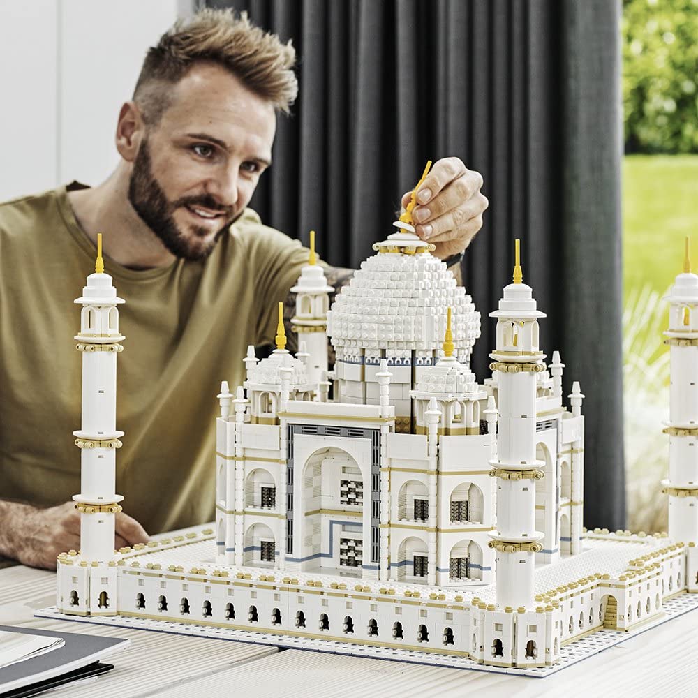 Grote lego bouwset Taj Mahal huren en bouwen