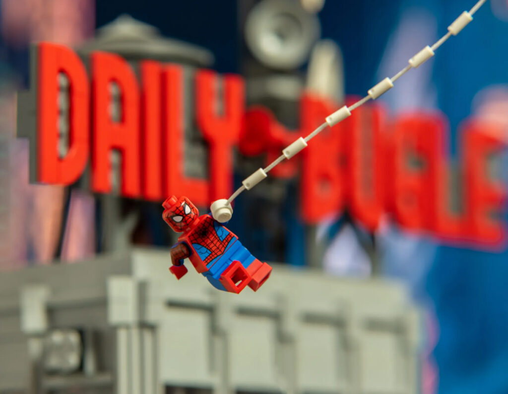 Lego Spiderman en de Daily Bugle
