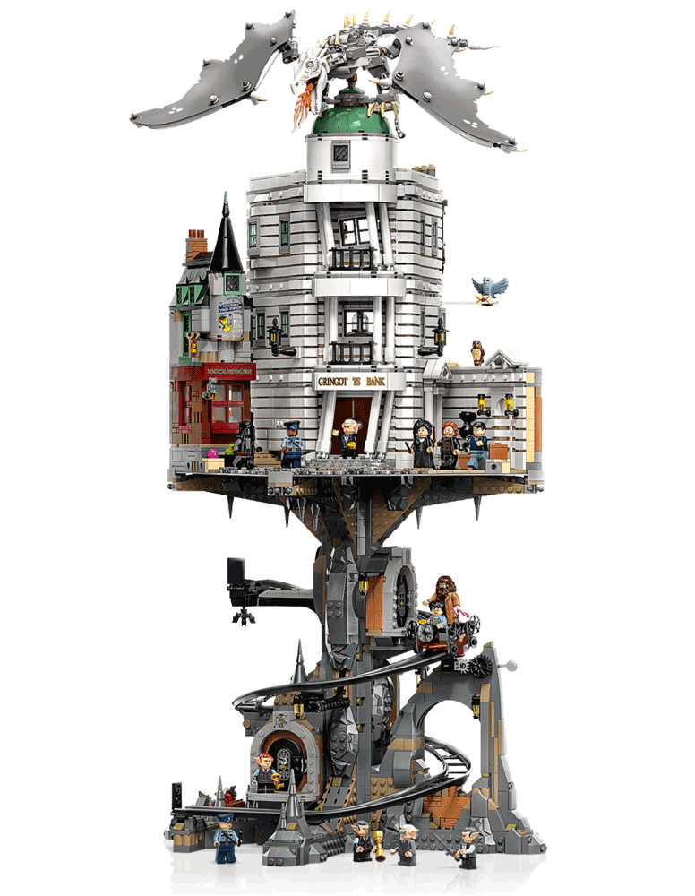 Gringotts bank LEGO huren van Harry Potter.