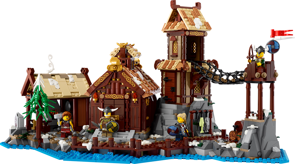 LEGO vikingen dorp huren